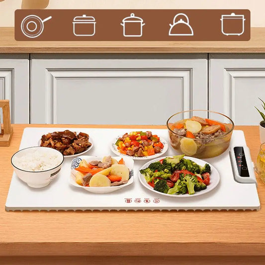 Electric Warming Tray with Adjustable Temperature